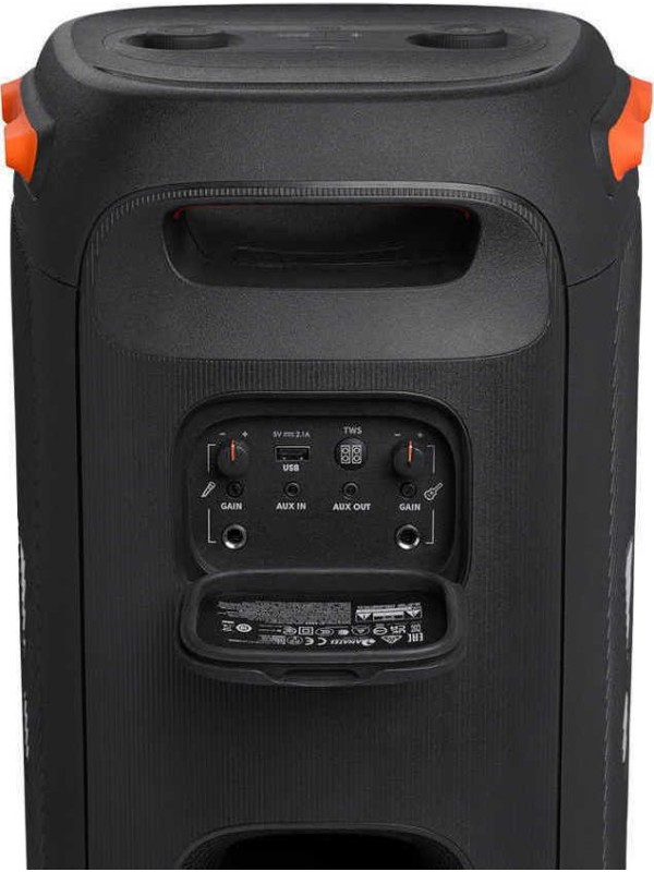 JBL Ηχείο με λειτουργία Karaoke Partybox 110 σε Μαύρο Χρώμα JBL Ηχείο με λειτουργία Karaoke Partybox 110 σε Μαύρο Χρώμα