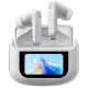 AirBuds 12 Bluetooth Handsfree Ακουστικά με Αντοχή στον Ιδρώτα και Θήκη Φόρτισης Λευκά