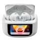 AirBuds 12 Bluetooth Handsfree Ακουστικά με Αντοχή στον Ιδρώτα και Θήκη Φόρτισης Λευκά