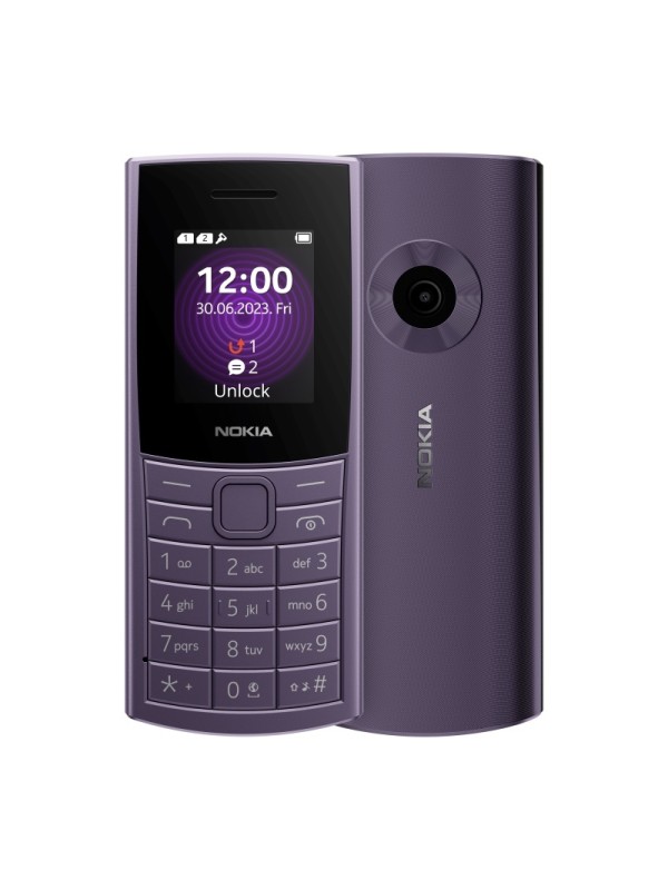 Nokia Κινητο Με Πληκτρα 110 (2023) 1.8'' Dual Sim 4G 4MB/4MB (TA-1543) Purple GR Nokia Κινητο Με Πληκτρα 110 (2023) 1.8'' Dual Sim 4G 4MB/4MB (TA-1543) Purple GR