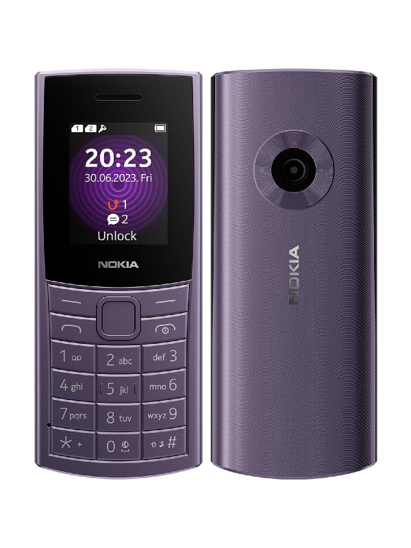 Nokia Κινητο Με Πληκτρα 110 (2023) 1.8'' Dual Sim 4G 4MB/4MB (TA-1543) Purple GR Nokia Κινητο Με Πληκτρα 110 (2023) 1.8'' Dual Sim 4G 4MB/4MB (TA-1543) Purple GR