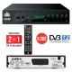 DM Pro DVB-T2 Ψηφιακός Δέκτης Mpeg-4 Full HD (1080p) με Λειτουργία PVR (Εγγραφή σε USB) Σύνδεσεις SCART / HDMI / USB