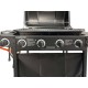 ΨΗΣΤΙΕΡΑ CASANOVA KS 18024 4 ΕΣΤΙΕΣ 64.5x35.5εκ. 10kW και Πλαϊνό Μάτι