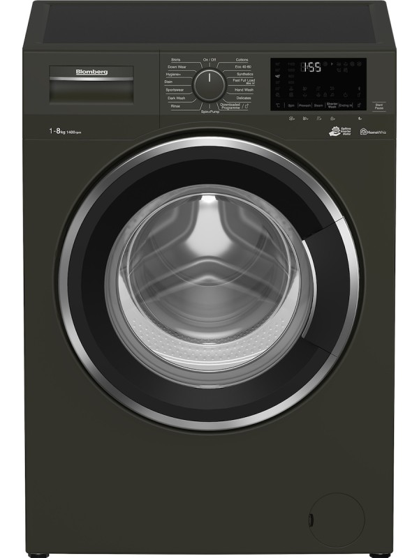 Blomberg LWF184420G Πλυντήριο Ρούχων 8kg με Ατμό 1400 Στροφών Γκρι