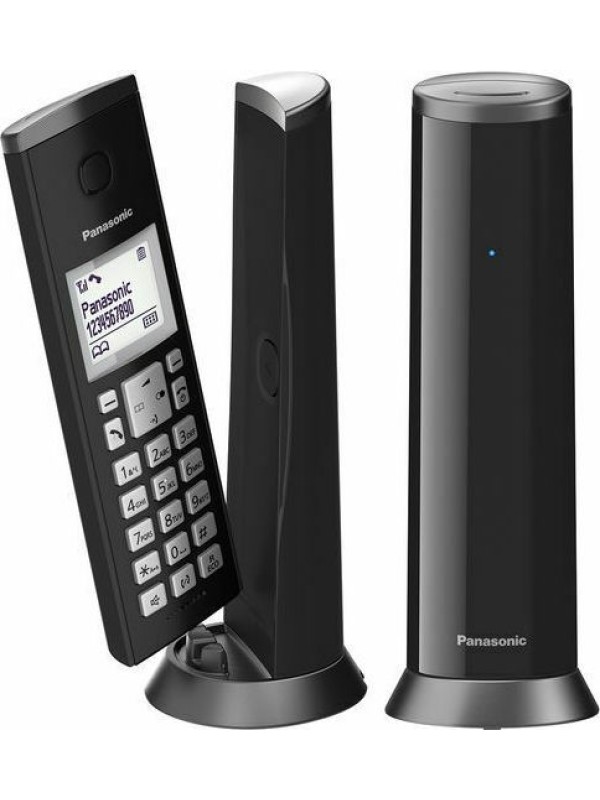 Panasonic KX-TGK212 Ασύρματο Τηλέφωνο Duo με Aνοιχτή Aκρόαση Μαύρο