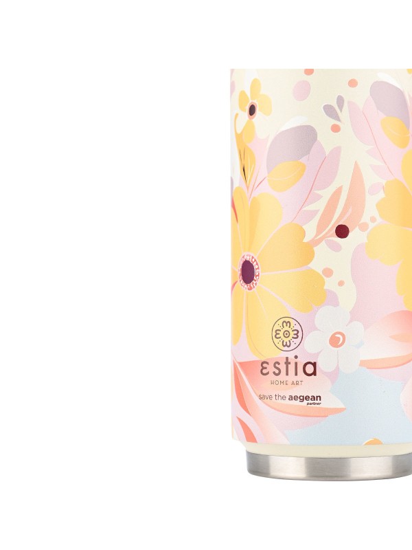 Estia Travel Cup Θερμός Ανοξείδωτο / Πλαστικό BPA Free 500ml Spring sonata 01-22860 Estia Travel Cup Θερμός Ανοξείδωτο / Πλαστικό BPA Free 500ml Spring sonata 01-22860