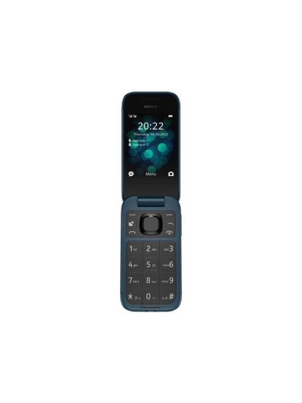 Nokia 2660 Flip Dual SIM (48MB/128MB) Κινητό με Κουμπιά (Ελληνικό Μενού) Μπλε