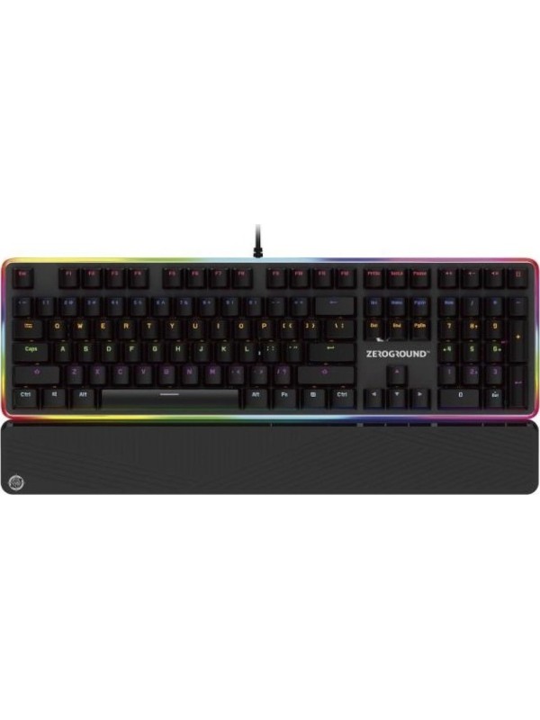 Zeroground KB-2800G Satomi Gaming Μηχανικό Πληκτρολόγιο με Outemu Red διακόπτες και RGB φωτισμό (Αγγλικό US)