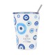 Estia Coffee Mug Save The Aegean Θερμός Ανοξείδωτο BPA Free 350ml Spirit Of Luck με Καλαμάκι 01-31749