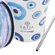 Estia Coffee Mug Save The Aegean Θερμός Ανοξείδωτο BPA Free 350ml Spirit Of Luck με Καλαμάκι 01-31749
