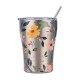 Estia Coffee Mug Save The Aegean Θερμός Ανοξείδωτο BPA Free 350ml Silver Botanic με Καλαμάκι 01-31787