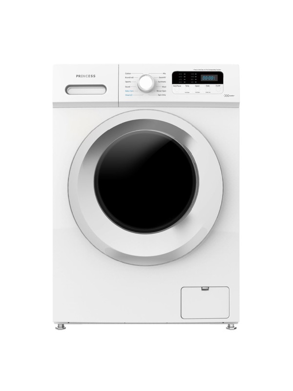 Princess WMB 8 PAR Πλυντήριο Ρούχων 8kg 1400 Στροφών Καθαρισμός Κάδου