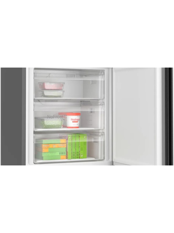 Bosch Ψυγειοκαταψύκτης 440lt Total NoFrost Υ203xΠ70xΒ66.7εκ. Μαύρος KGN492XCF Bosch Ψυγειοκαταψύκτης 440lt Total NoFrost Υ203xΠ70xΒ66.7εκ. Μαύρος KGN492XCF
