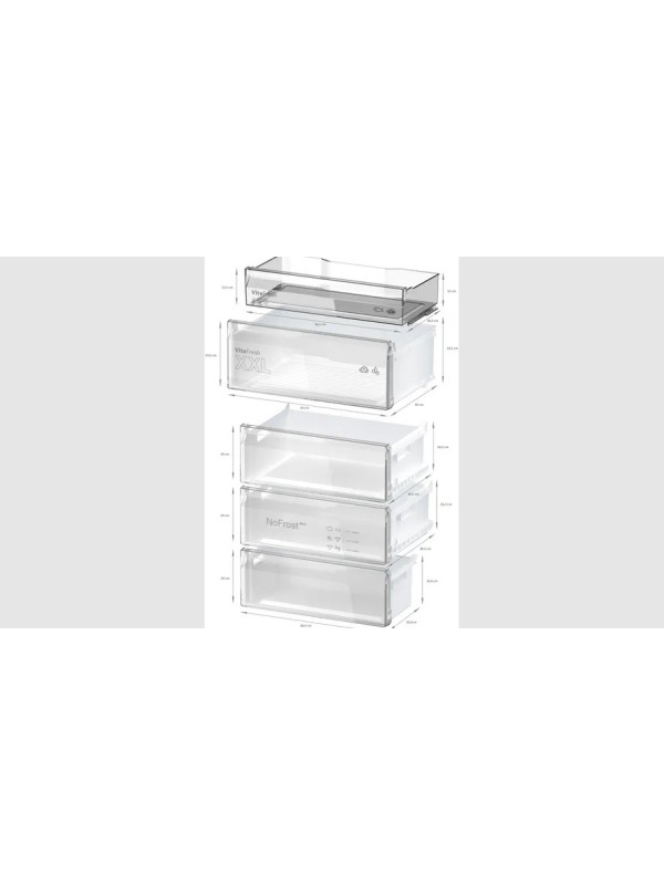 Bosch Ψυγειοκαταψύκτης 440lt Total NoFrost Υ203xΠ70xΒ66.7εκ. Μαύρος KGN492XCF Bosch Ψυγειοκαταψύκτης 440lt Total NoFrost Υ203xΠ70xΒ66.7εκ. Μαύρος KGN492XCF
