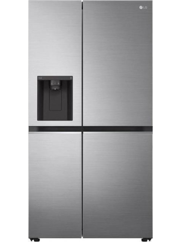 LG Ψυγείο Ντουλάπα 635lt Total NoFrost Υ179xΠ91.3xΒ73.5εκ. Inox GSLV51PZXE