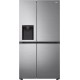 LG Ψυγείο Ντουλάπα 635lt Total NoFrost Υ179xΠ91.3xΒ73.5εκ. Inox GSLV51PZXE