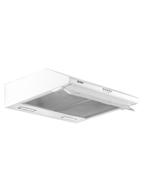 Gruppe Pratico 600 S-3002A-A01-M29-600 Ελεύθερος Απορροφητήρας 60cm Λευκός