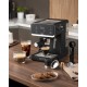 Izzy Sicily IZ-6017 Μηχανή Espresso 1000W Πίεσης 20bar Μαύρη