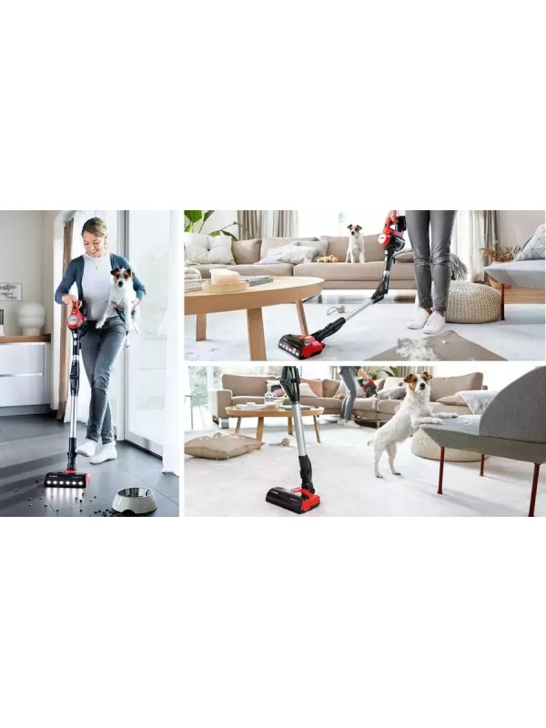 Bosch Unlimited 7 ProAnimal BBS711ANM Επαναφορτιζόμενη Σκούπα Stick 18V Red Bosch Unlimited 7 ProAnimal BBS711ANM Επαναφορτιζόμενη Σκούπα Stick 18V Red