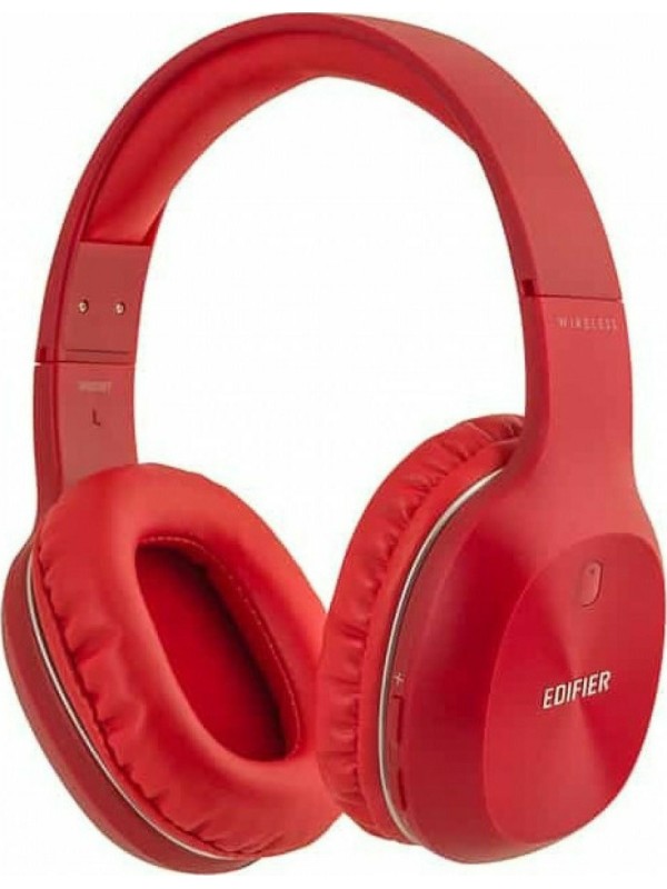 Edifier W800BT Plus Ασύρματα/Ενσύρματα Over Ear Ακουστικά με 55 ώρες Λειτουργίας Κόκκινα