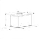Gruppe Incognito 520 Μηχανισμός Απορρόφησης 52cm Μαύρος S-8029-C58-M13-750