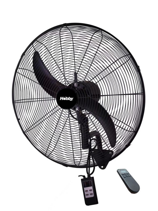 Hobby Ανεμιστήρας Τοίχου 210W Διαμέτρου 65cm με Τηλεχειριστήριο