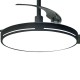 Primo PRCF-80681 Ανεμιστήρας Οροφής 106cm 35W με Φως & Τηλεχειριστήριο Μαύρος