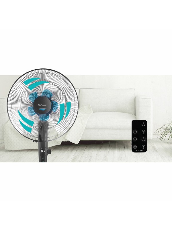 Rohnson Ανεμιστήρας Ορθοστάτης 28W Διαμέτρου 40cm με Τηλεχειριστήριο R-8600 Rohnson Ανεμιστήρας Ορθοστάτης 28W Διαμέτρου 40cm με Τηλεχειριστήριο R-8600
