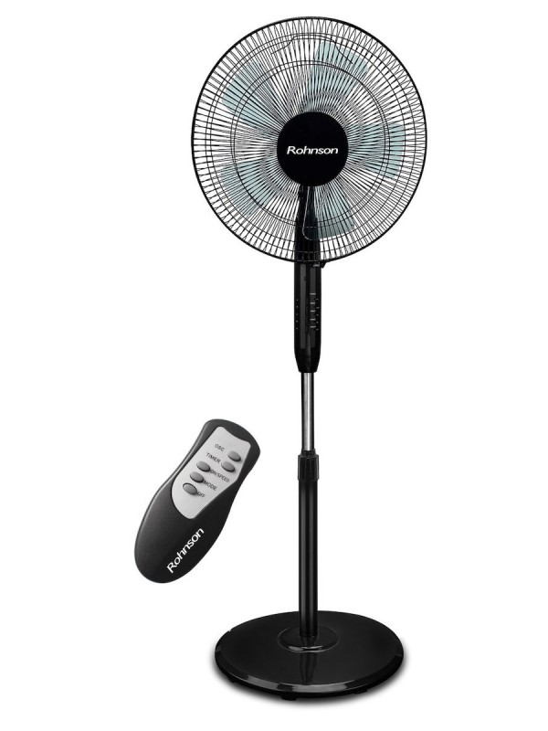 Rohnson R-869 Ανεμιστήρας Ορθοστάτης 45W Διαμέτρου 40cm με Τηλεχειριστήριο 