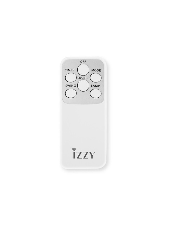 IZZY IZ-9042 Ανεμιστήρας Δαπέδου με Τηλεχειριστήριο 70W Λευκό IZZY IZ-9042 Ανεμιστήρας Δαπέδου με Τηλεχειριστήριο 70W Λευκό