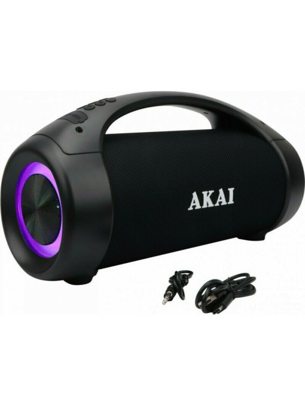 Akai ABTS-55 Ηχείο Bluetooth 50W με Ραδιόφωνο και Διάρκεια Μπαταρίας έως 3.8 ώρες Μαύρο