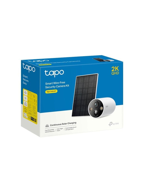 TP-LINK Tapo C425 KIT v1.2 IP Κάμερα Παρακολούθησης Wi-Fi Full HD+ 4MP Αδιάβροχη Μπαταρίας με Αμφίδρομη Επικοινωνία TP-LINK Tapo C425 KIT v1.2 IP Κάμερα Παρακολούθησης Wi-Fi Full HD+ 4MP Αδιάβροχη Μπαταρίας με Αμφίδρομη Επικοινωνία