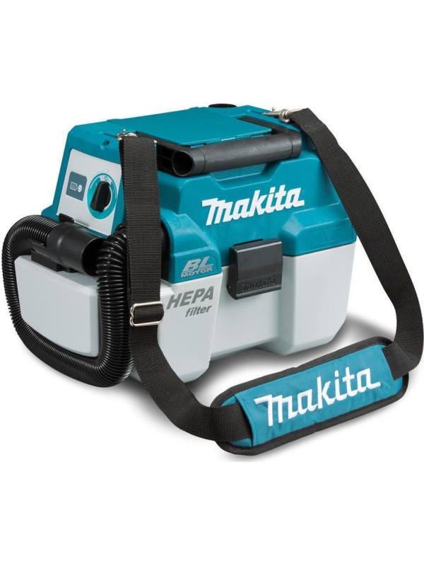 Makita Επαναφορτιζόμενο Σκουπάκι Χειρός 18V Χωρίς Φορτιστή και Μπαταρία Τιρκουάζ DVC750 LZX1
