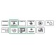 Korting KEC 6 A 60WG Κουζίνα 71lt με Κεραμικές Εστίες Π60εκ. Λευκή