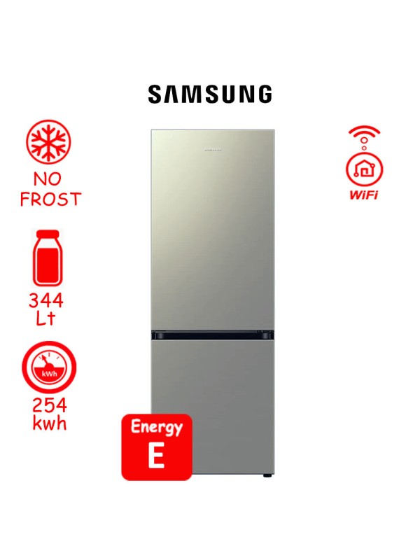 Samsung Ψυγειοκαταψύκτης 344lt NoFrost Υ185.3xΠ59.5xΒ65.8εκ. Inox RB34C600ESA/EF Samsung Ψυγειοκαταψύκτης 344lt NoFrost Υ185.3xΠ59.5xΒ65.8εκ. Inox RB34C600ESA/EF