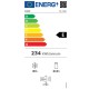 Robin Ψυγειοκαταψύκτης 293lt NoFrost Υ185xΠ60xΒ69εκ. Μαύρος RB-458BL