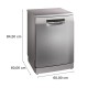 Bosch SMS 4 HVI 02 Ελεύθερο Πλυντήριο Πιάτων με Wi-Fi για 14 Σερβίτσια AquaSensor Π60xY84.5εκ. Inox Bosch SMS 4 HVI 02 Ελεύθερο Πλυντήριο Πιάτων με Wi-Fi για 14 Σερβίτσια AquaSensor Π60xY84.5εκ. Inox