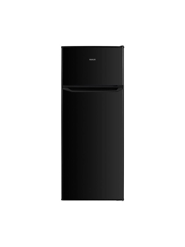 Muhler Ψυγείο Δίπορτο 206lt Υ143xΠ54.5xΒ55εκ. Μαύρο SUF144BE