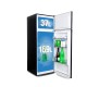 Muhler Ψυγείο Δίπορτο 206lt Υ143xΠ54.5xΒ55εκ. Μαύρο SUF144BE
