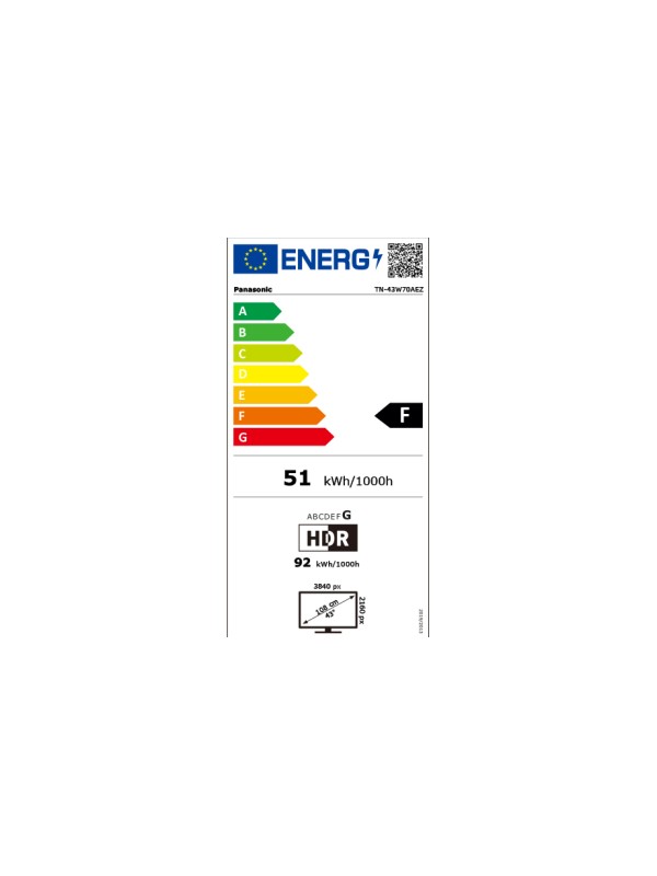 Panasonic Smart Τηλεόραση 43" 4K UHD LED TN-43W70AEZ HDR (2024) Panasonic Smart Τηλεόραση 43" 4K UHD LED TN-43W70AEZ HDR (2024)