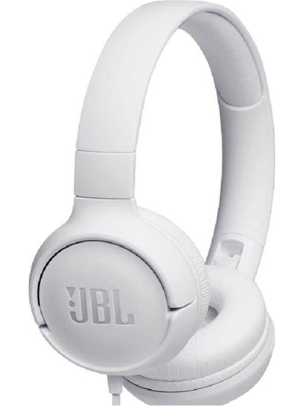 JBL Tune 500 Ενσύρματα On Ear Ακουστικά Λευκά