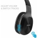 Edifier W800BT Plus Ασύρματα/Ενσύρματα Over Ear Ακουστικά με 55 ώρες Λειτουργίας Μαύρα