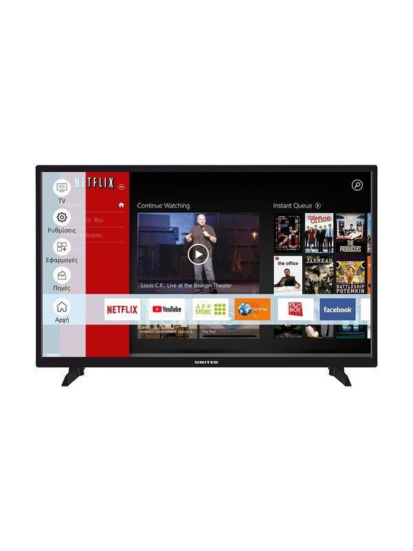 United Smart Τηλεόραση 32" HD Ready LED UN32322S HDR