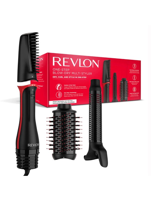 Revlon Ηλεκτρική Βούρτσα One-Step Blow Dry RVDR5333 με Αέρα για Ίσιωμα και Μπούκλες 1100W