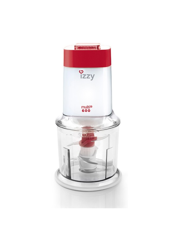 Izzy Multi 600 Red Πολυκόπτης Multi 600W με Δοχείο 600ml