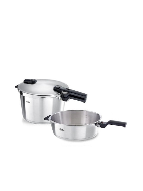 Fissler Vitaquick Premium Χύτρες Ταχύτητας Set Quattro 8lt+4lt