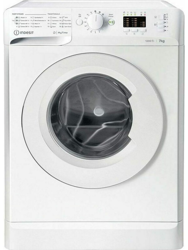 Indesit MTWA 71252 W EE Πλυντήριο Ρούχων 7kg 1200 Στροφών