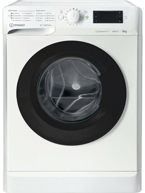 Indesit MTWE 81283 WK EE Πλυντήριο Ρούχων 8kg