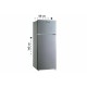 Morris S 89211 DAP Ψυγείο Δίπορτο 204lt Υ143xΠ55xΒ55εκ. Inox