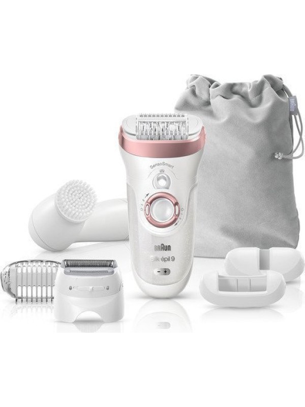 Braun Silk Epil 9 & Facial Brush Σετ Αποτρίχωσης Epilator για Πρόσωπο, Σώμα & Μπικίνι SES9/880